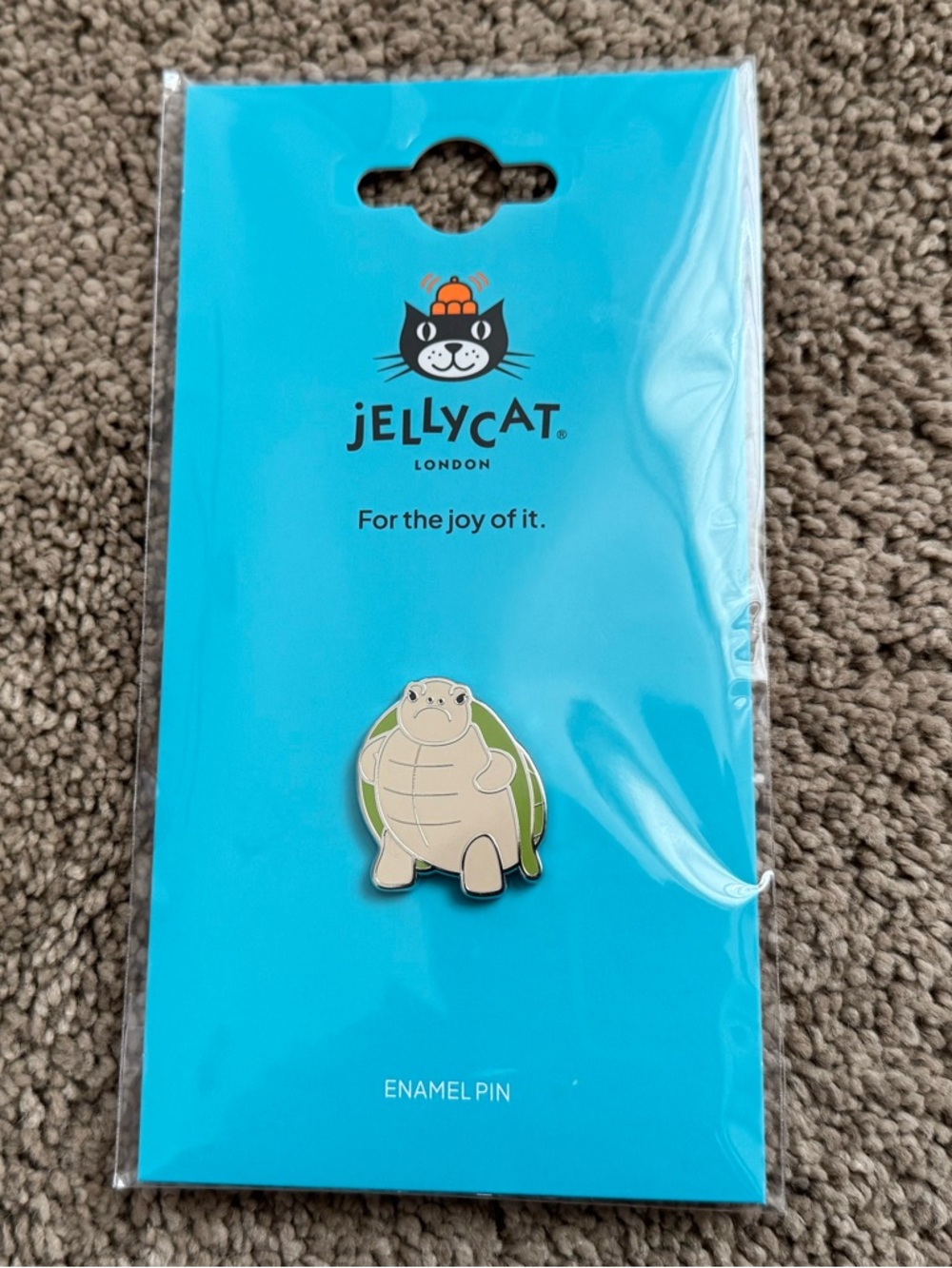 Jellycat Timmy Turtle Enamel Pin - Picture 2 of 3